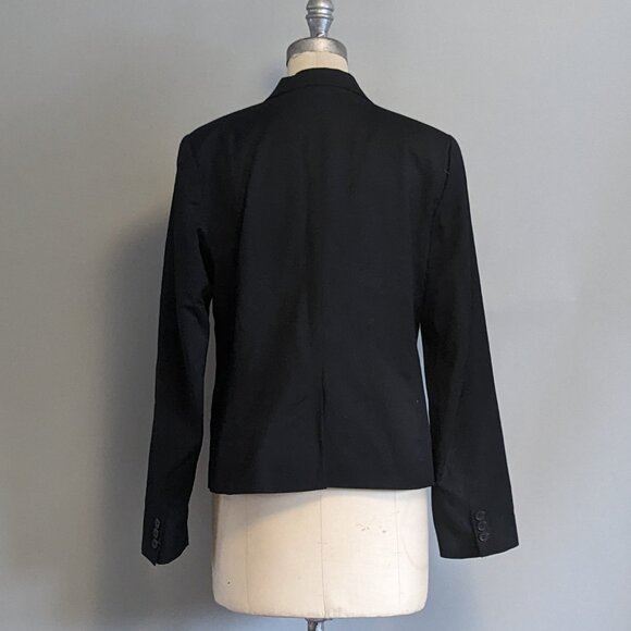 Black Classic Blazer French Connection Size 8 Single Breasted - Picture 3 of 6
